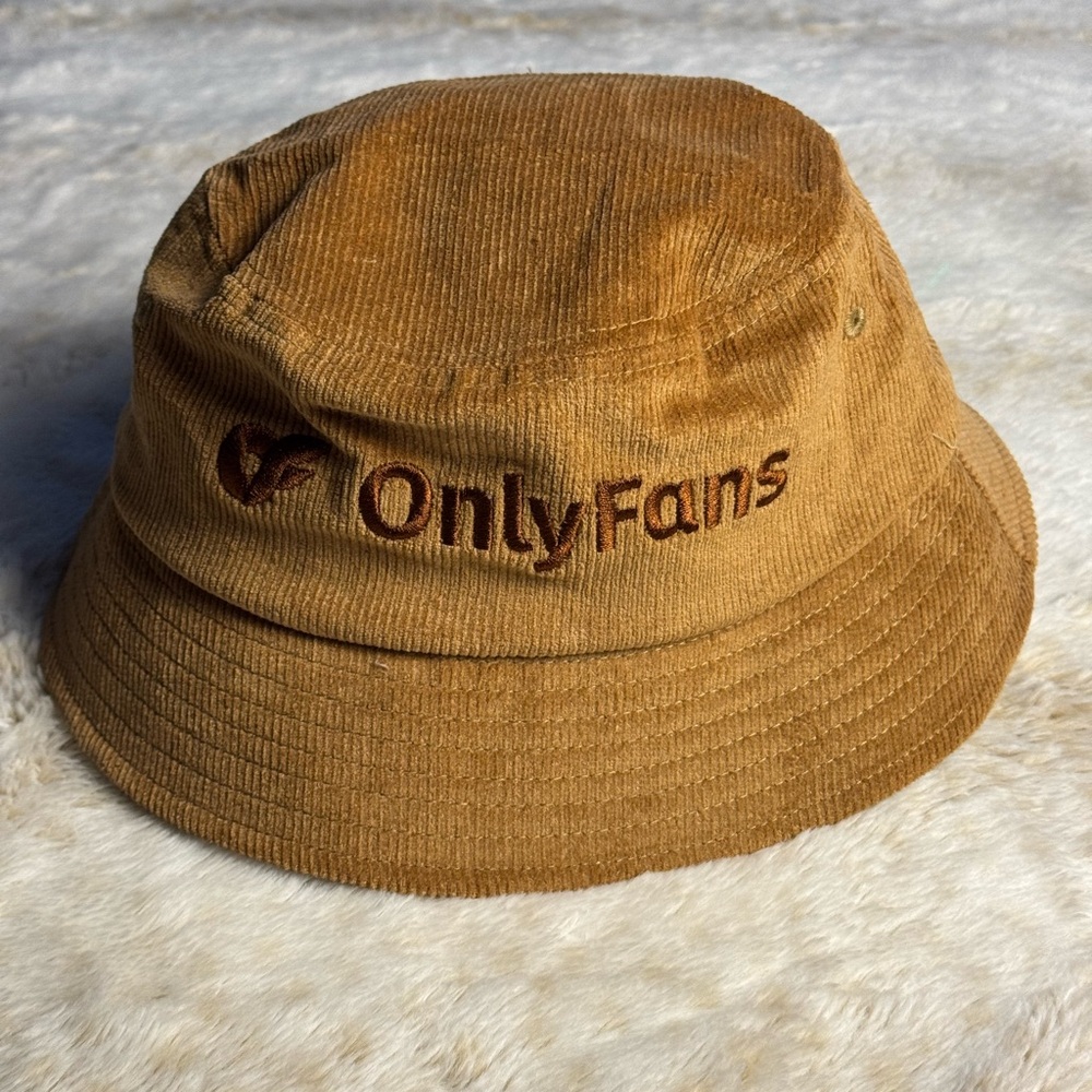 OnlyFans Brown Corduroy Bucket Hat